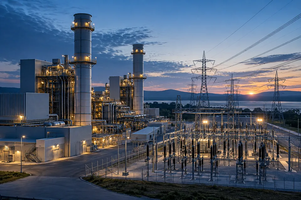 Modern power generation plant and transmission substation